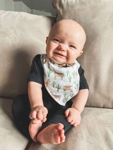 Cusco Bandana Bib Set (4 pack) - Copper Pearl