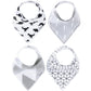 Wild Bandana Bib Set (4 pack) - Copper Pearl