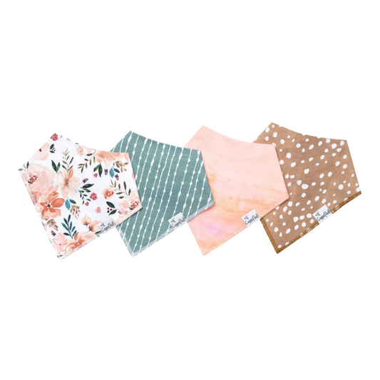 Autumn Bandana Bibs - Copper Pearl