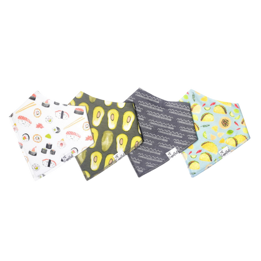 Baja Bandana Bib Set (4 pack) - Copper Pearl