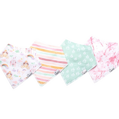 Enchanted Bandana Bib Set (4 pack) - Copper Pearl