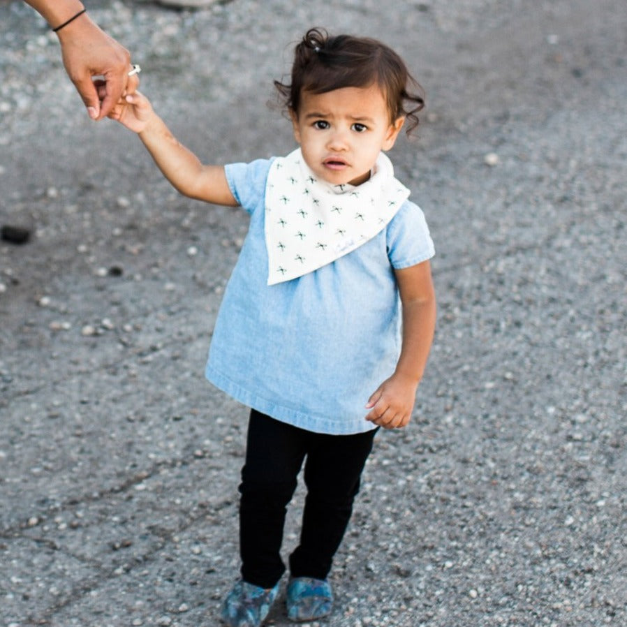 Paris Bandana Bibs - Copper Pearl