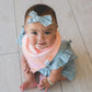 Autumn Bandana Bibs - Copper Pearl