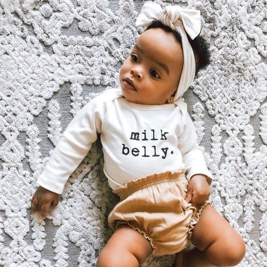 Milk Belly Long Sleeve Bodysuit - Tenth & Pine