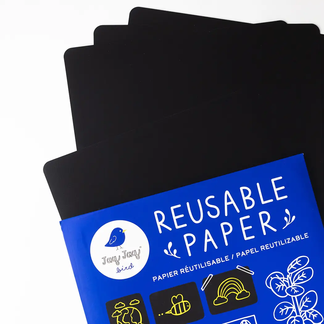 Reuseable & Erasable Paper - Jaq Jaq Bird