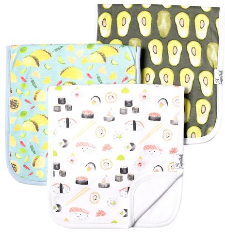 Baja Burp Cloths - Copper Pearl