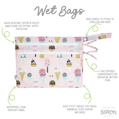 Pink Ice Cream Waterproof Wet Bag - Bapron