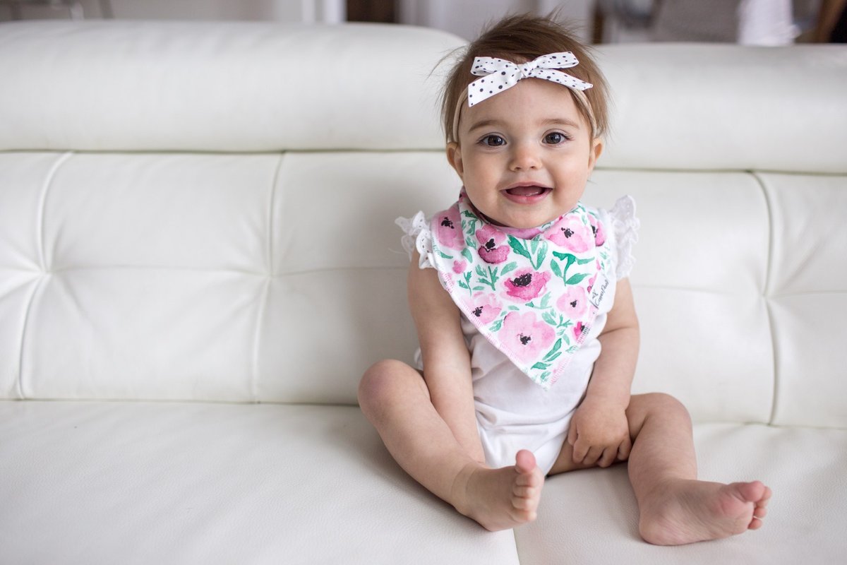 Bloom Bandana Bib Set (4 pack) - Copper Pearl