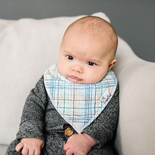 Citrus Bandana Bib Set (4 pack) - Copper Pearl
