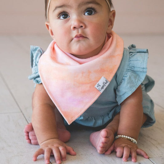 Autumn Bandana Bibs - Copper Pearl