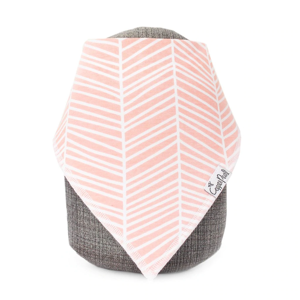 Blush Bandana Bibs - Copper Pearl
