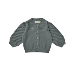 Dusk Pointelle Knit Cardigan - Quincy Mae